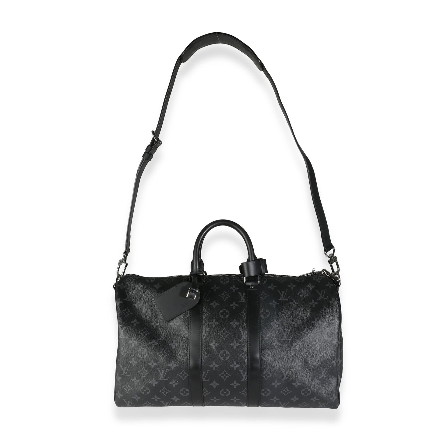 Louis Vuitton Monogram Eclipse Canvas Keepall Bandouliere 45