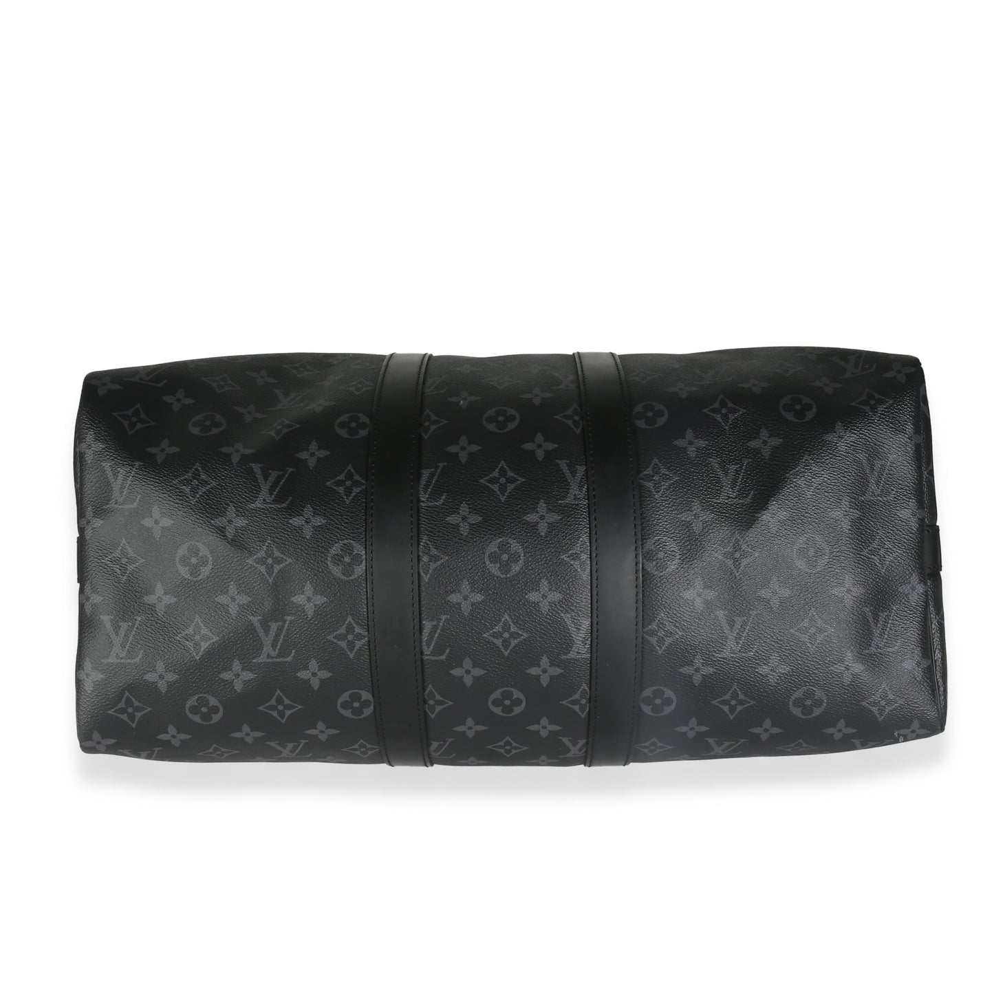 Louis Vuitton Monogram Eclipse Canvas Keepall Bandouliere 45