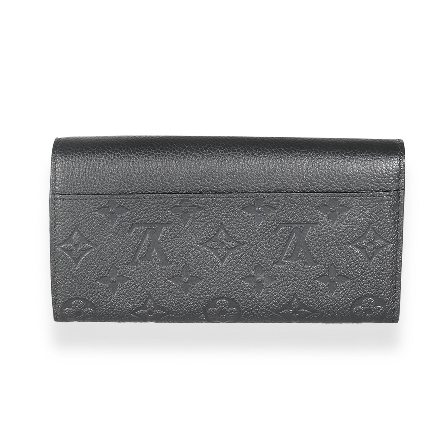 Louis Vuitton Black Monogram Empreinte Sarah Wallet