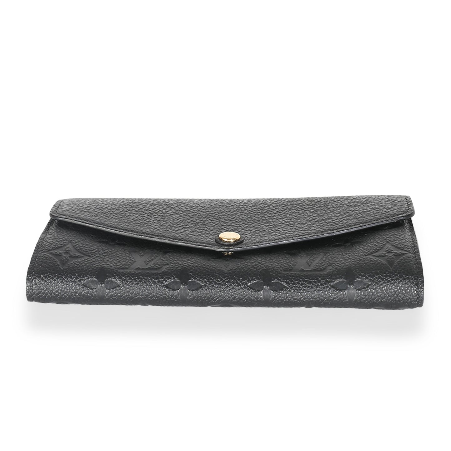 Louis Vuitton Black Monogram Empreinte Sarah Wallet