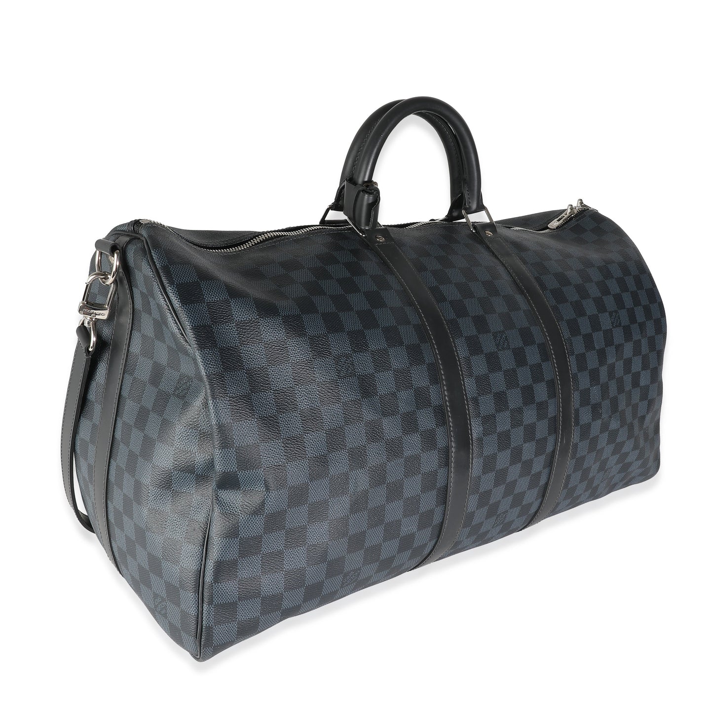 Louis Vuitton Damier Cobalt Canvas Keepall Bandouliere 55
