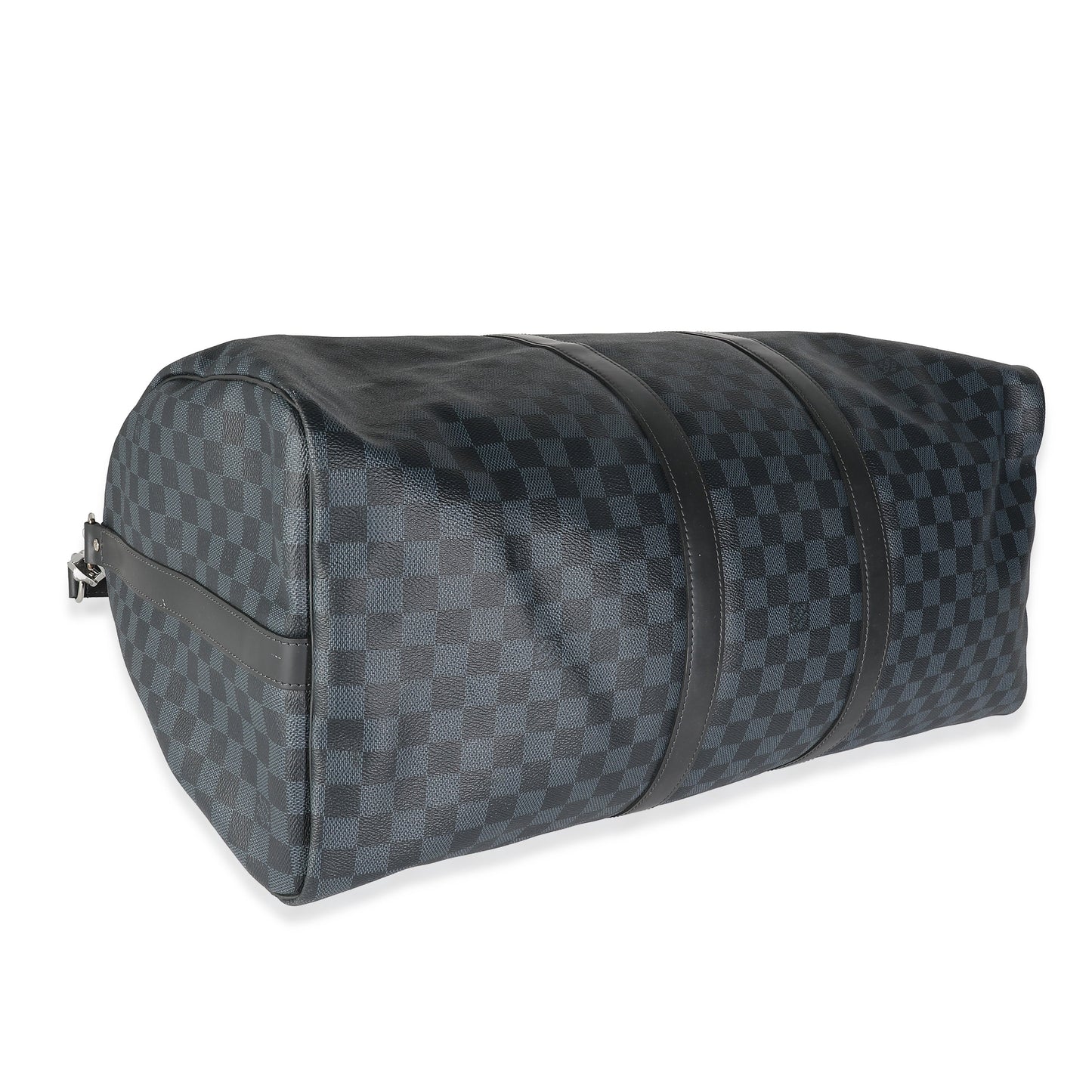 Louis Vuitton Damier Cobalt Canvas Keepall Bandouliere 55