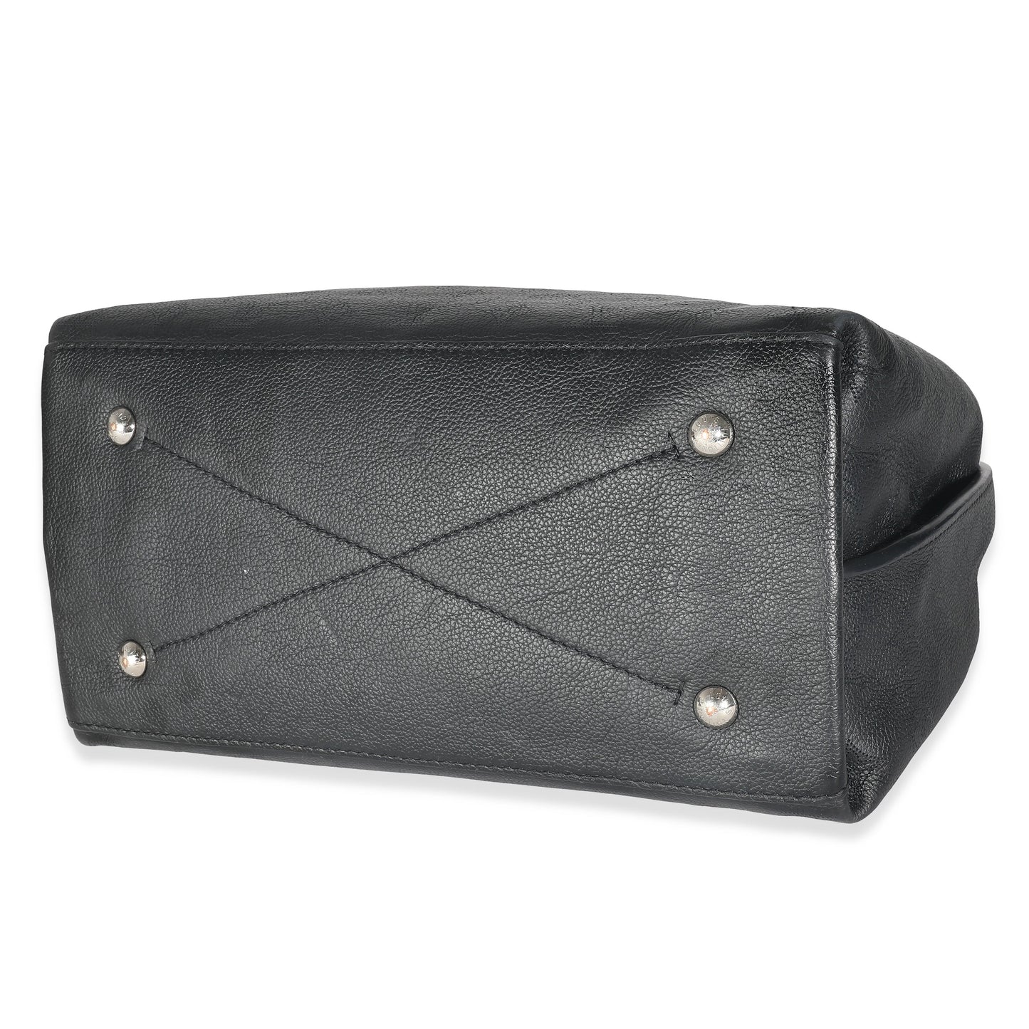 Louis Vuitton Black Mahina Carmel Hobo