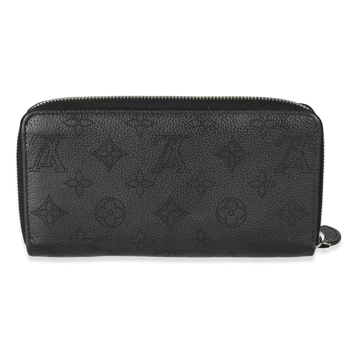 Louis Vuitton Black Mahina Zippy Wallet