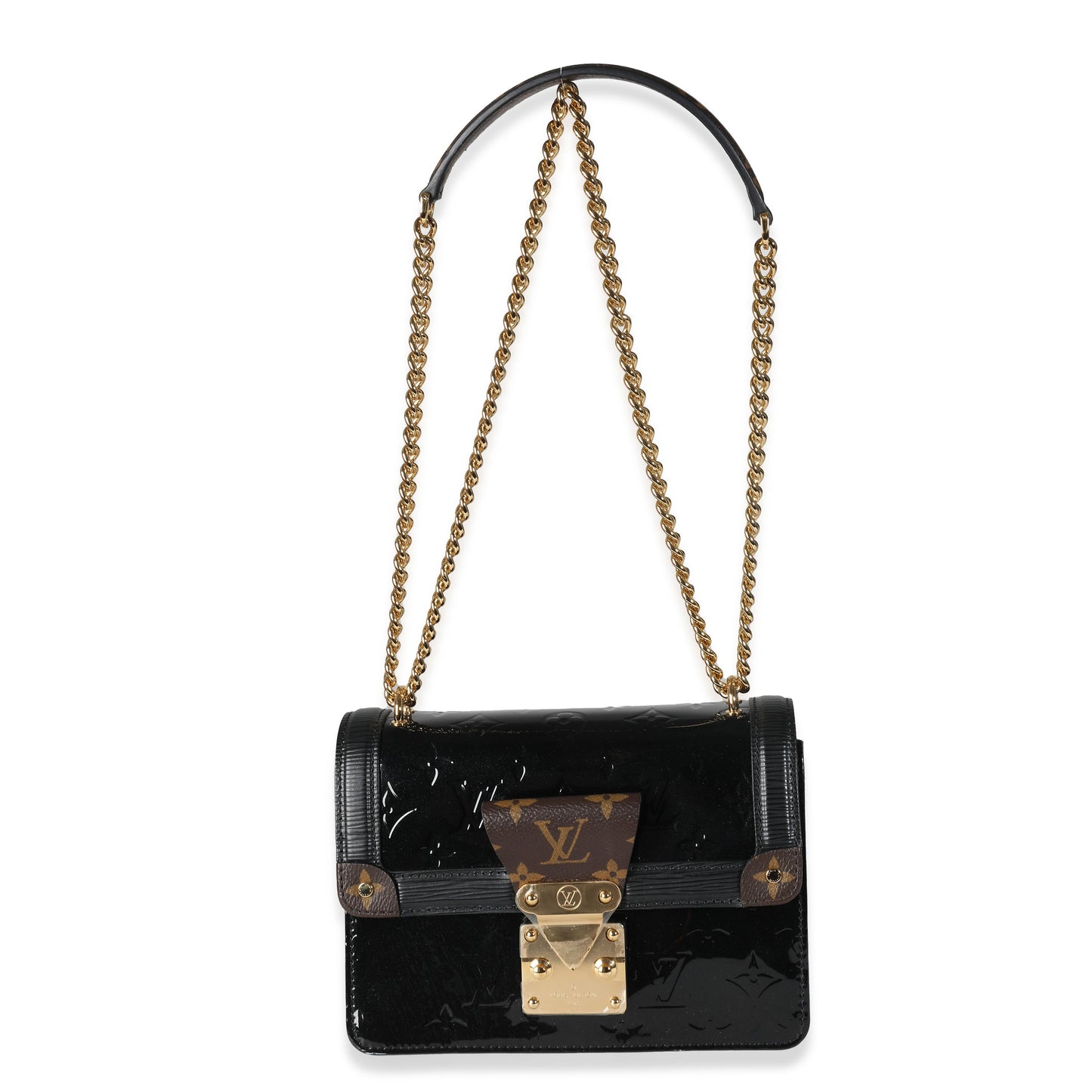 Louis Vuitton Black Epi Monogram Vernis Wynwood