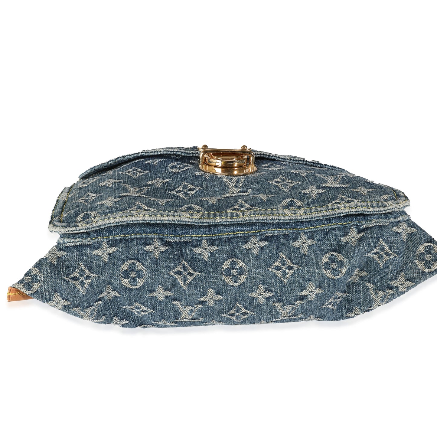 Louis Vuitton Blue Monogram Denim Sac Plat