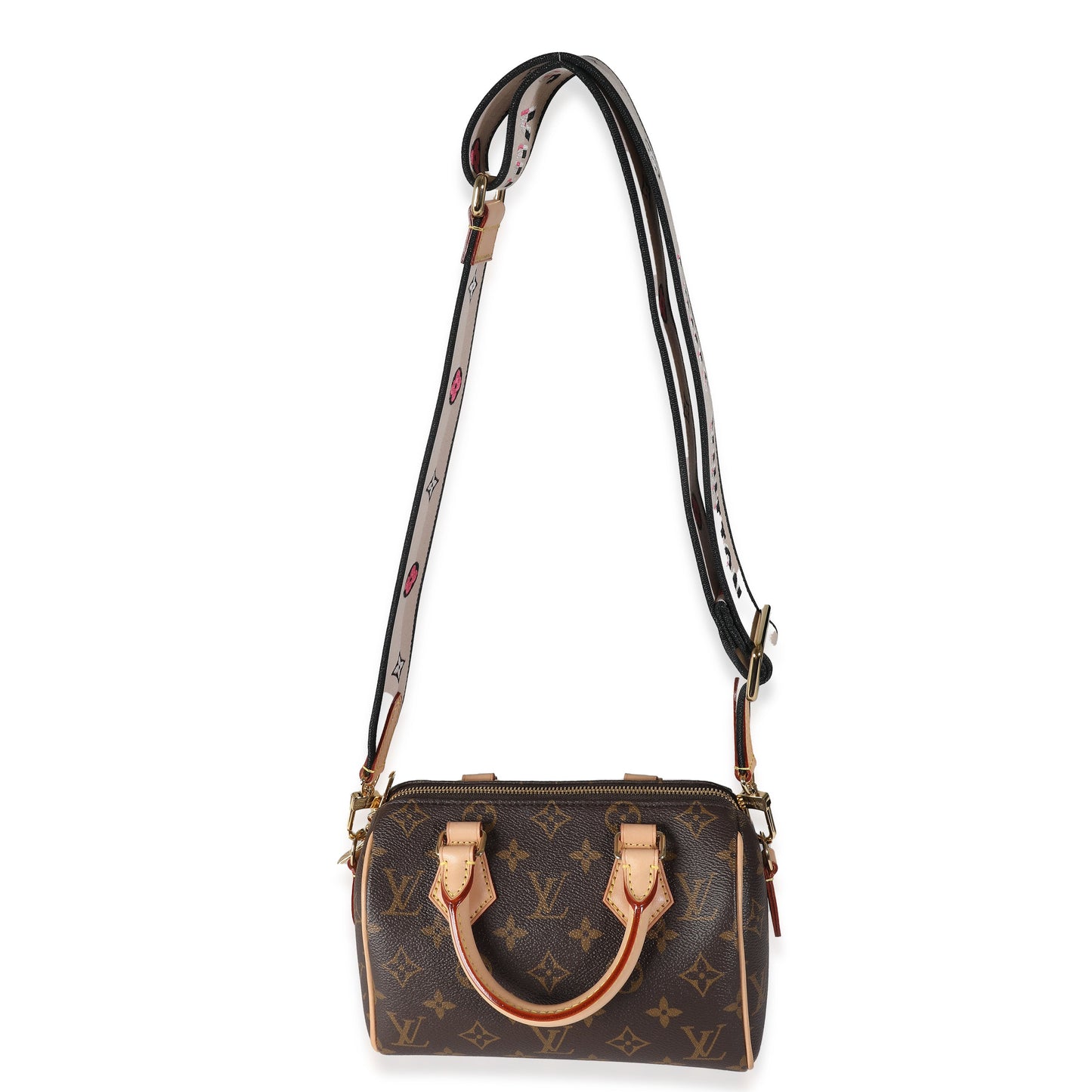 Louis Vuitton Black Monogram Canvas Speedy Bandouliere 20