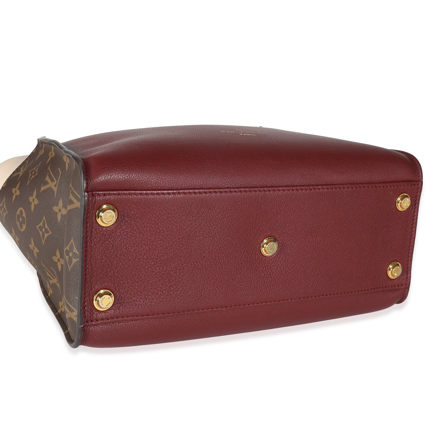 Louis Vuitton Wine Monogram Canvas On My Side MM