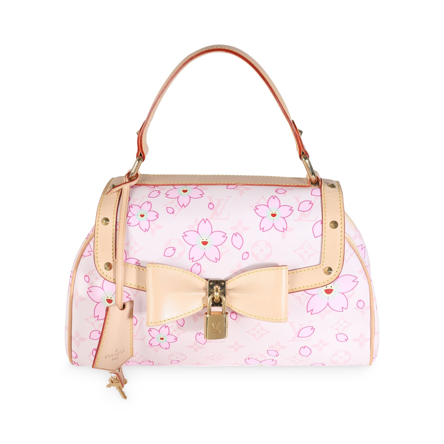 Louis Vuitton Pink Cherry Blossom Monogram Canvas Sac Retro Bag
