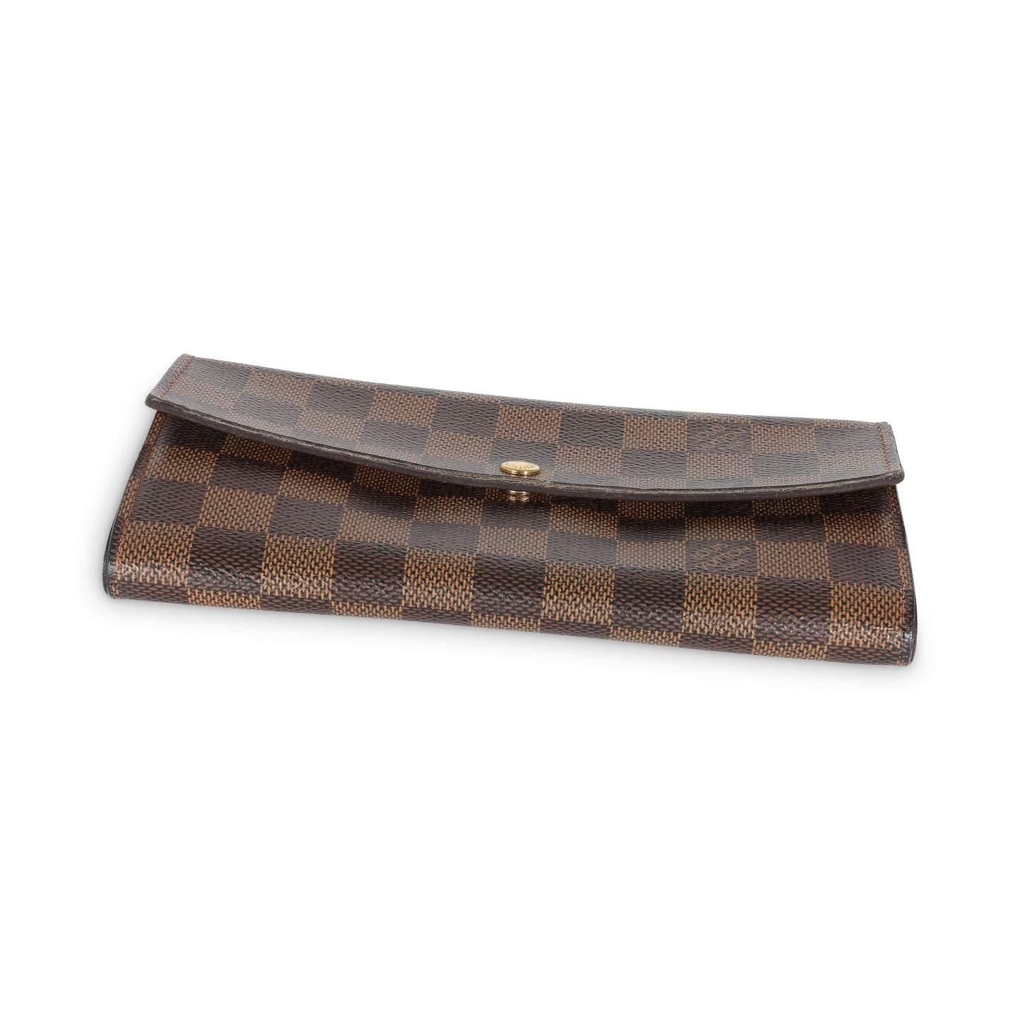 Louis Vuitton Damier Ebene Canvas Sarah Wallet