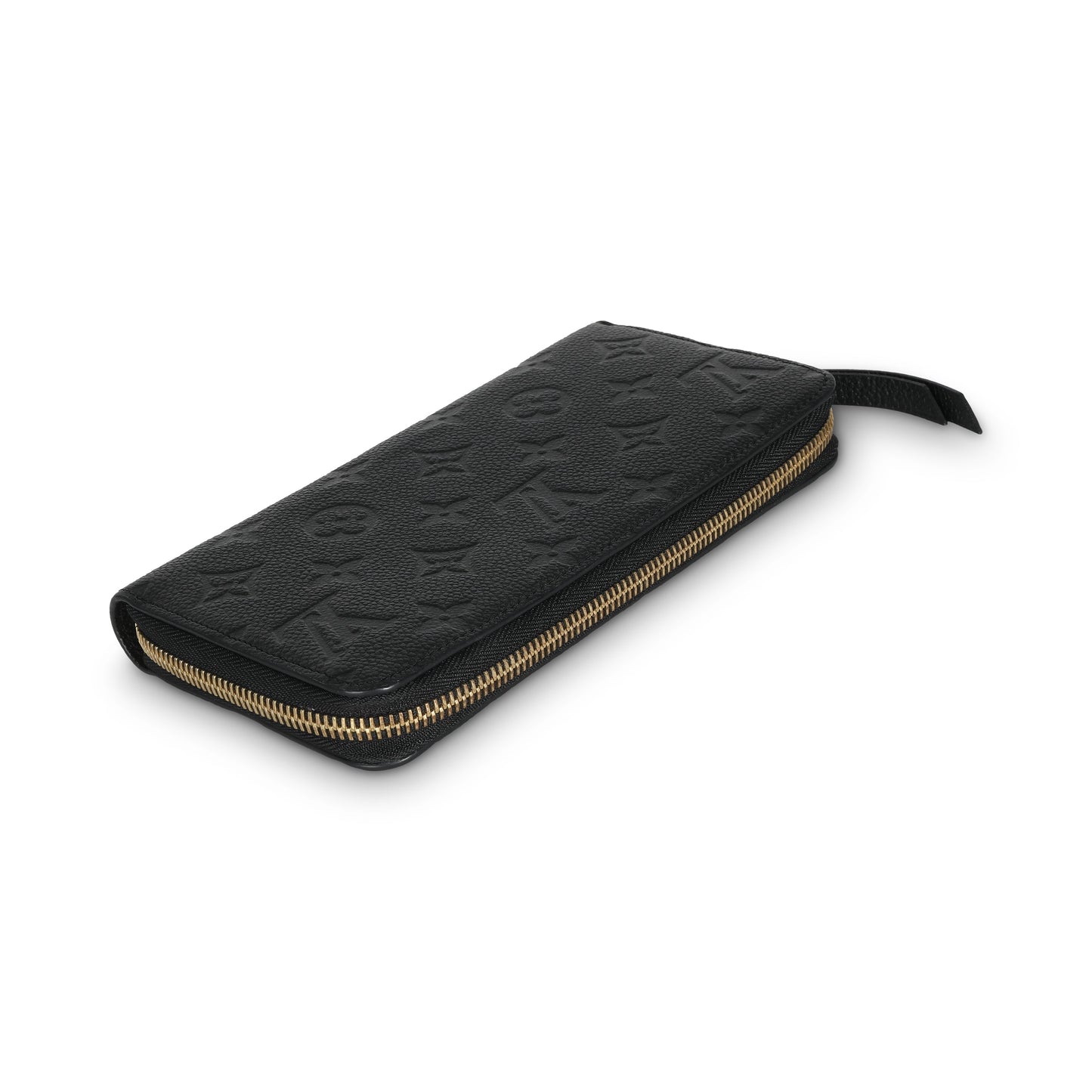 Louis Vuitton Black Monogram Empreinte Zippy Wallet
