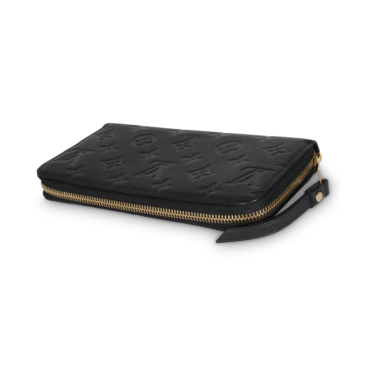 Louis Vuitton Black Monogram Empreinte Zippy Wallet