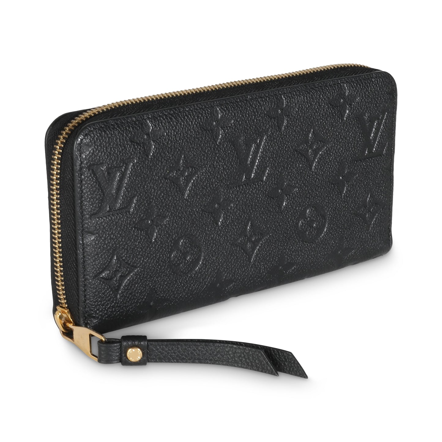Louis Vuitton Black Monogram Empreinte Zippy Wallet