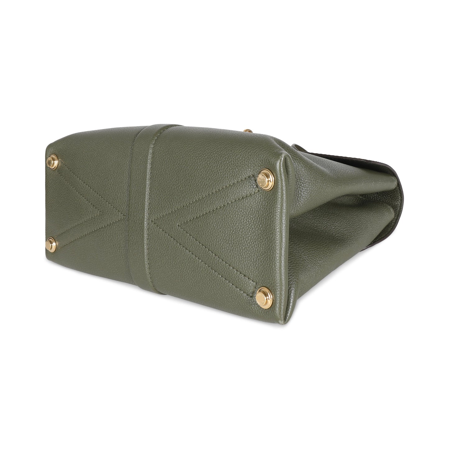 Louis Vuitton Khaki Grained Smooth Calfskin Rose Des Vents MM