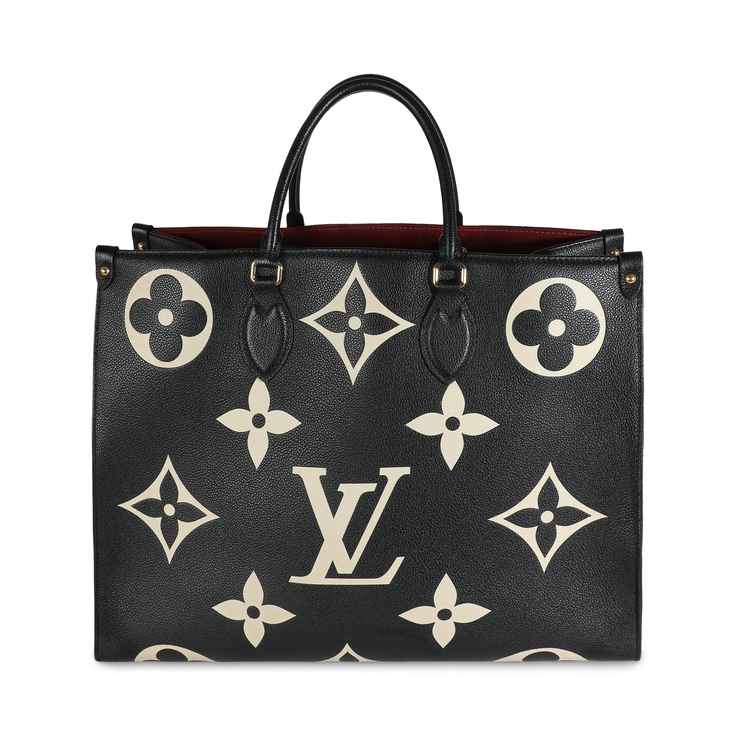 Louis Vuitton Beige Black Giant Empreinte Onthego GM