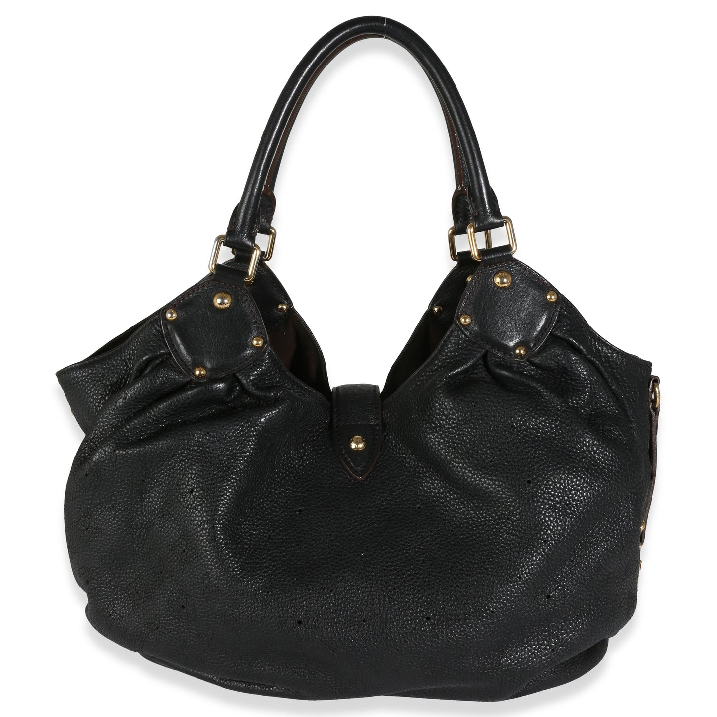 Louis Vuitton Black Mahina XL Hobo