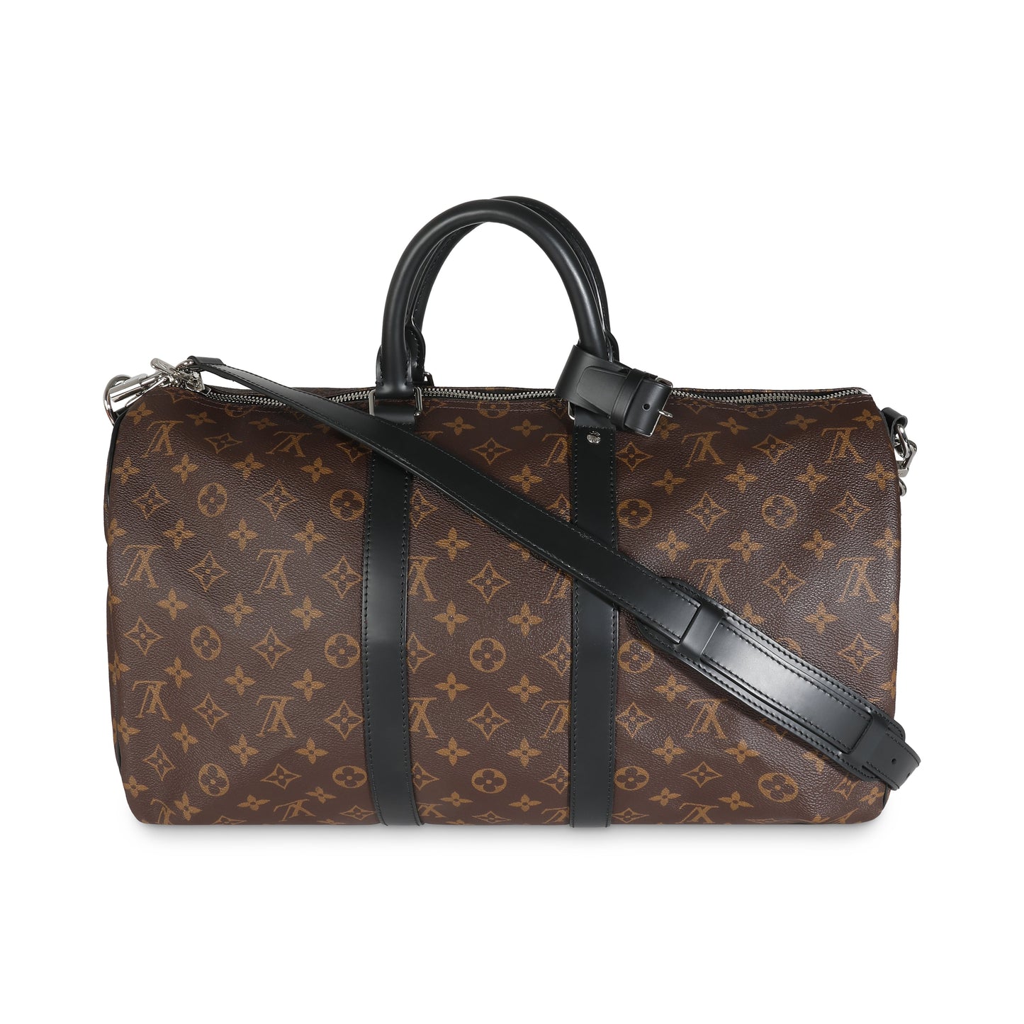 Louis Vuitton Monogram Macassar Keepall Bandouliere 45