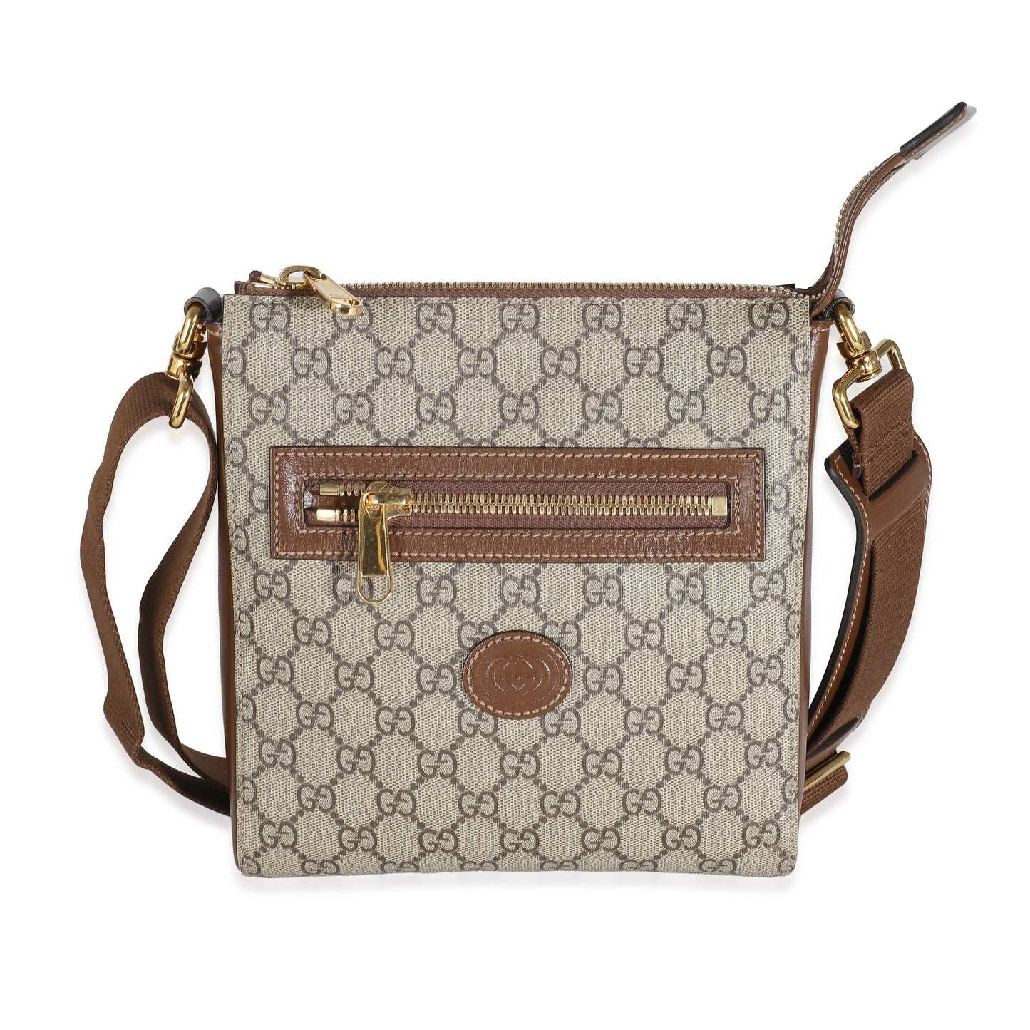 Gucci Beige GG Supreme Small Messenger Bag