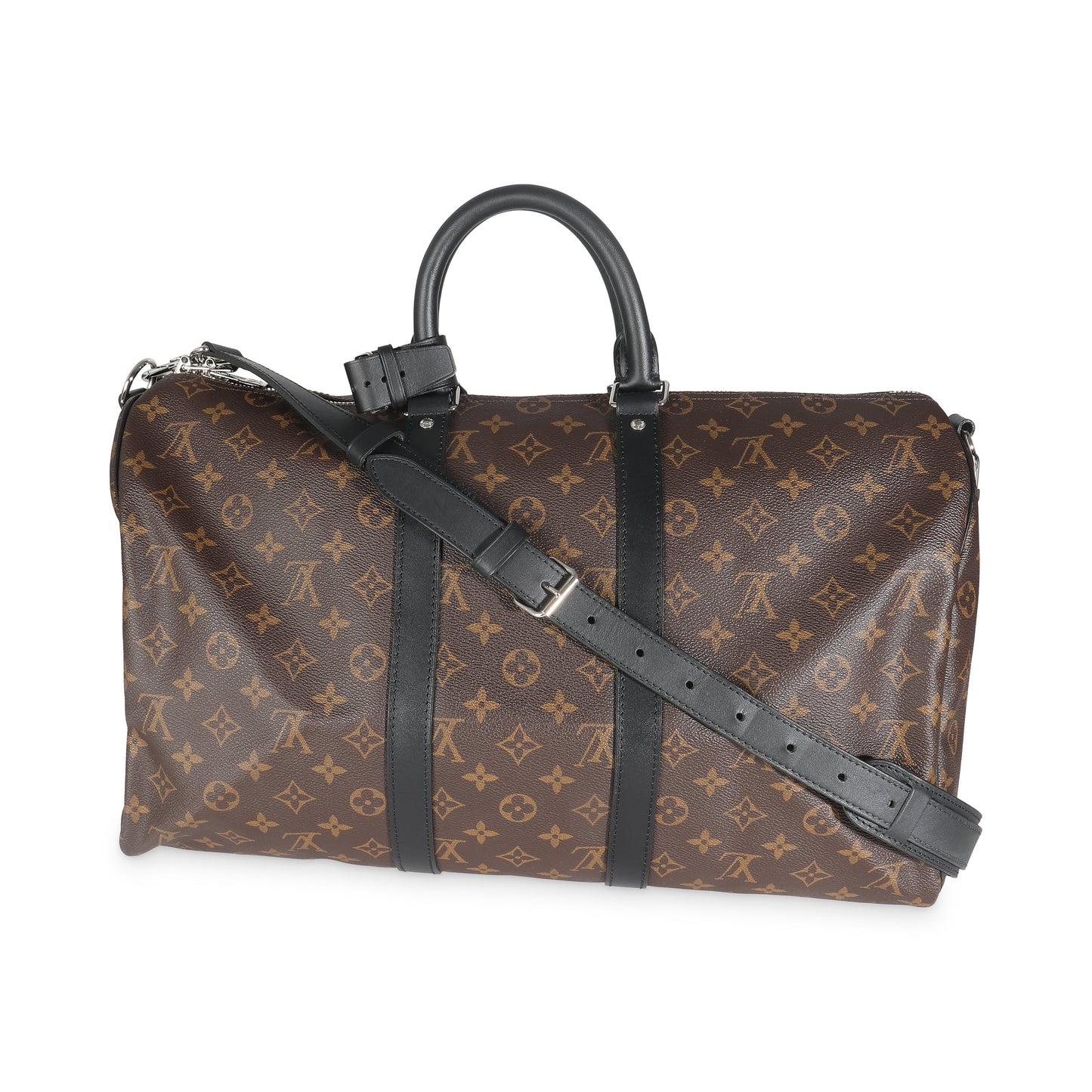 Louis Vuitton Monogram Macassar Keepall Bandouliere 45