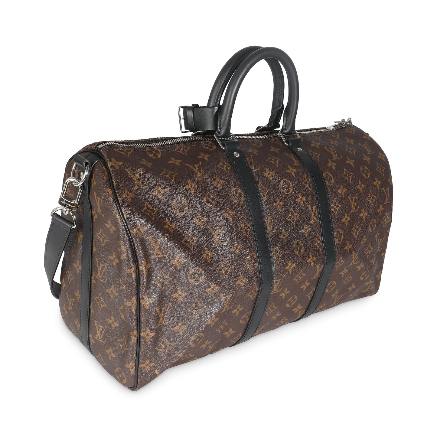 Louis Vuitton Monogram Macassar Keepall Bandouliere 45