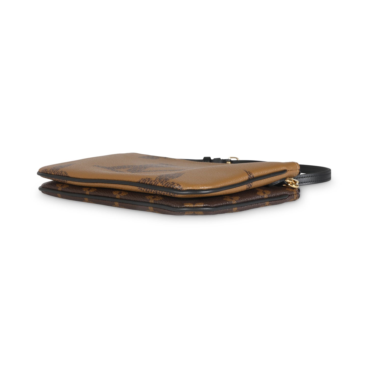 Louis Vuitton Reverse Monogram Canvas Double Zip Pochette