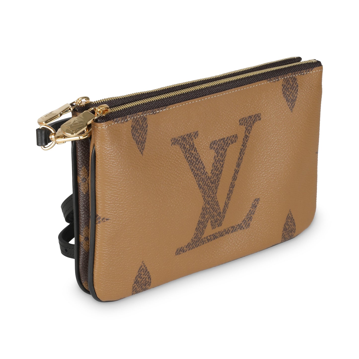 Louis Vuitton Reverse Monogram Canvas Double Zip Pochette