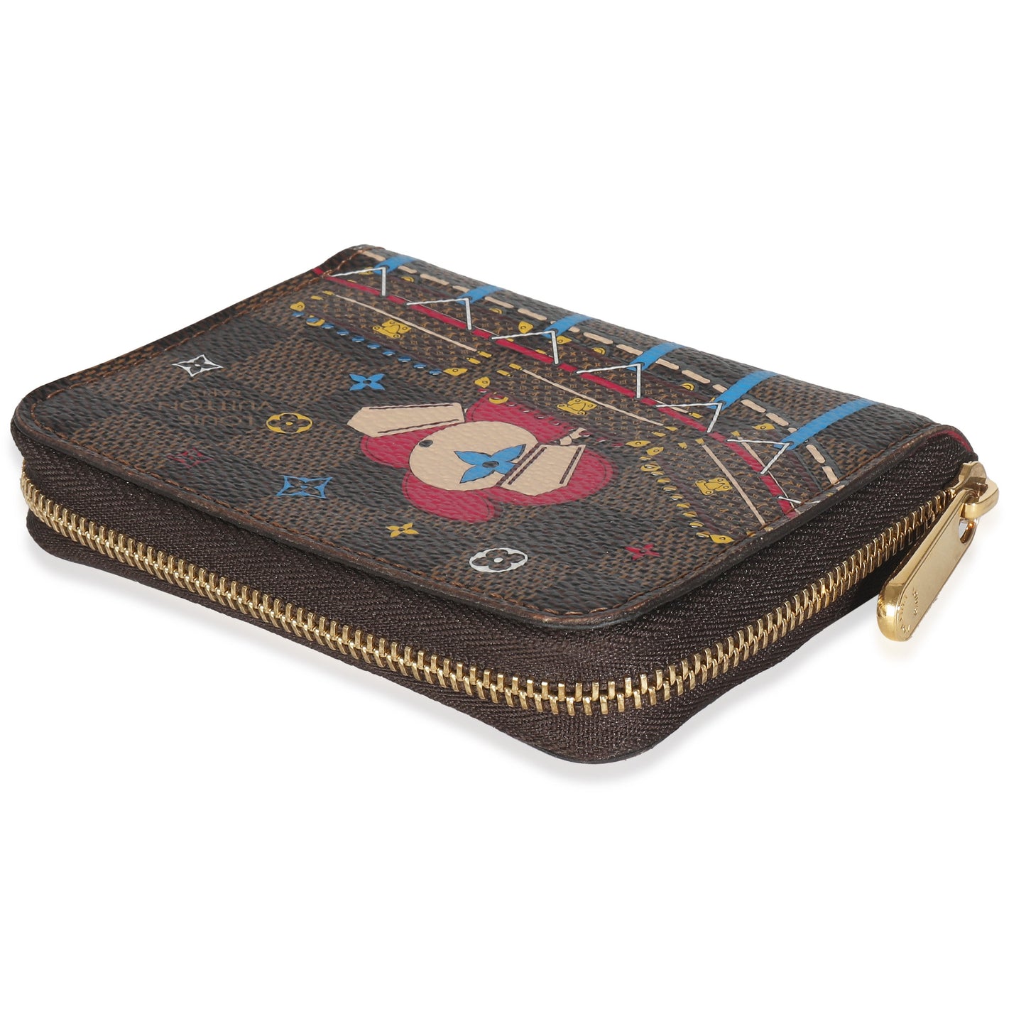 Louis Vuitton Damier Ebene Canvas Vivienne Zippy Coin Purse