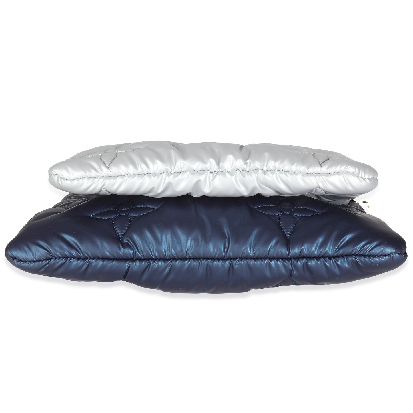 Louis Vuitton Navy Silver Econyl Monogram Pillow Maxi Multi Pochette Accessories