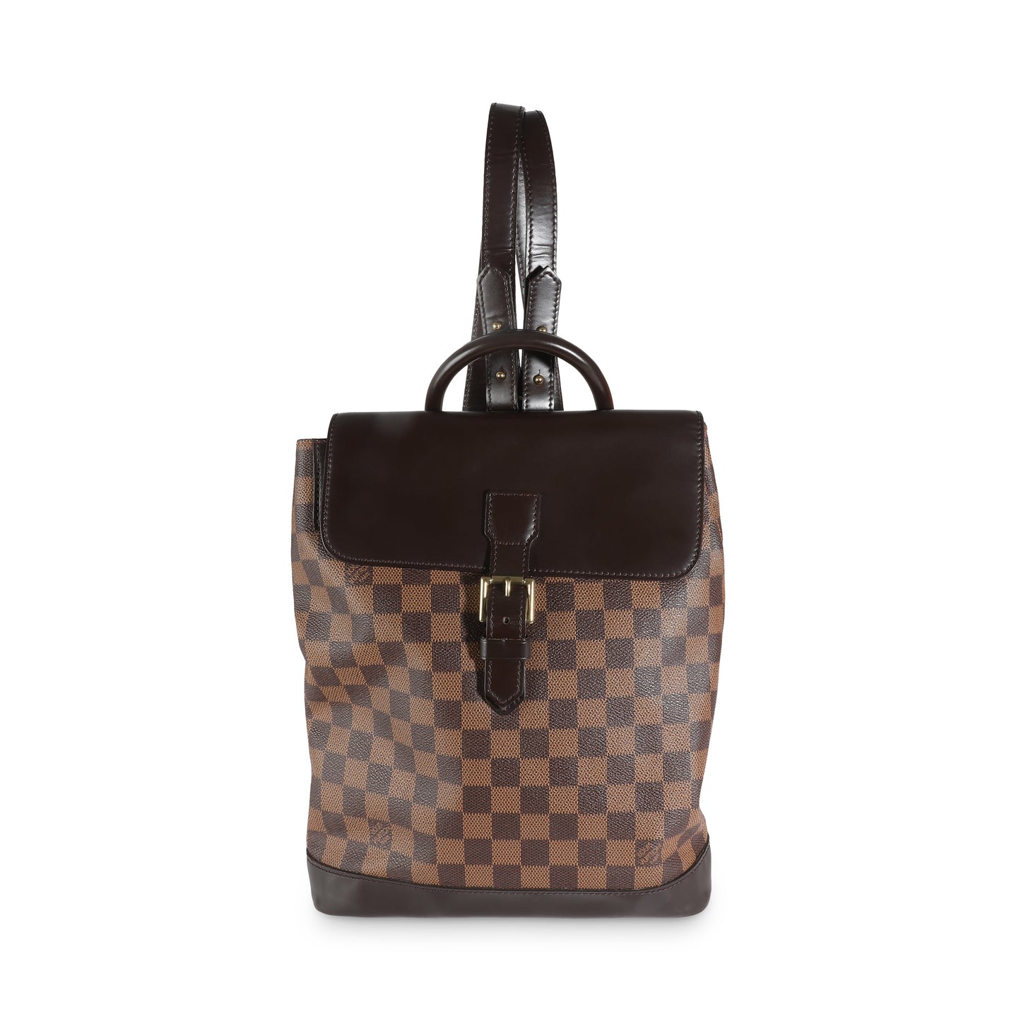 Louis Vuitton Damier Ebene Canvas Soho Backpack