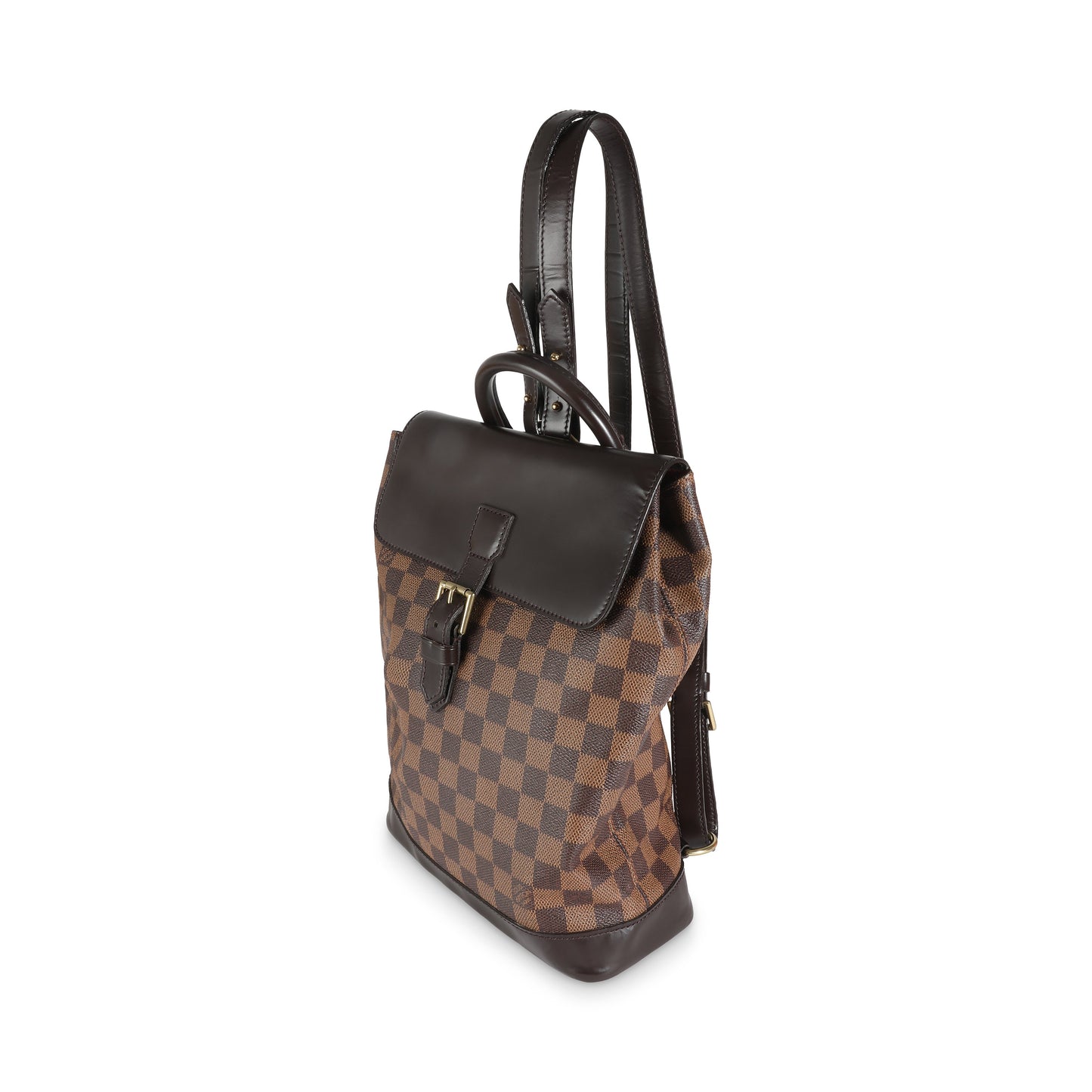 Louis Vuitton Damier Ebene Canvas Soho Backpack