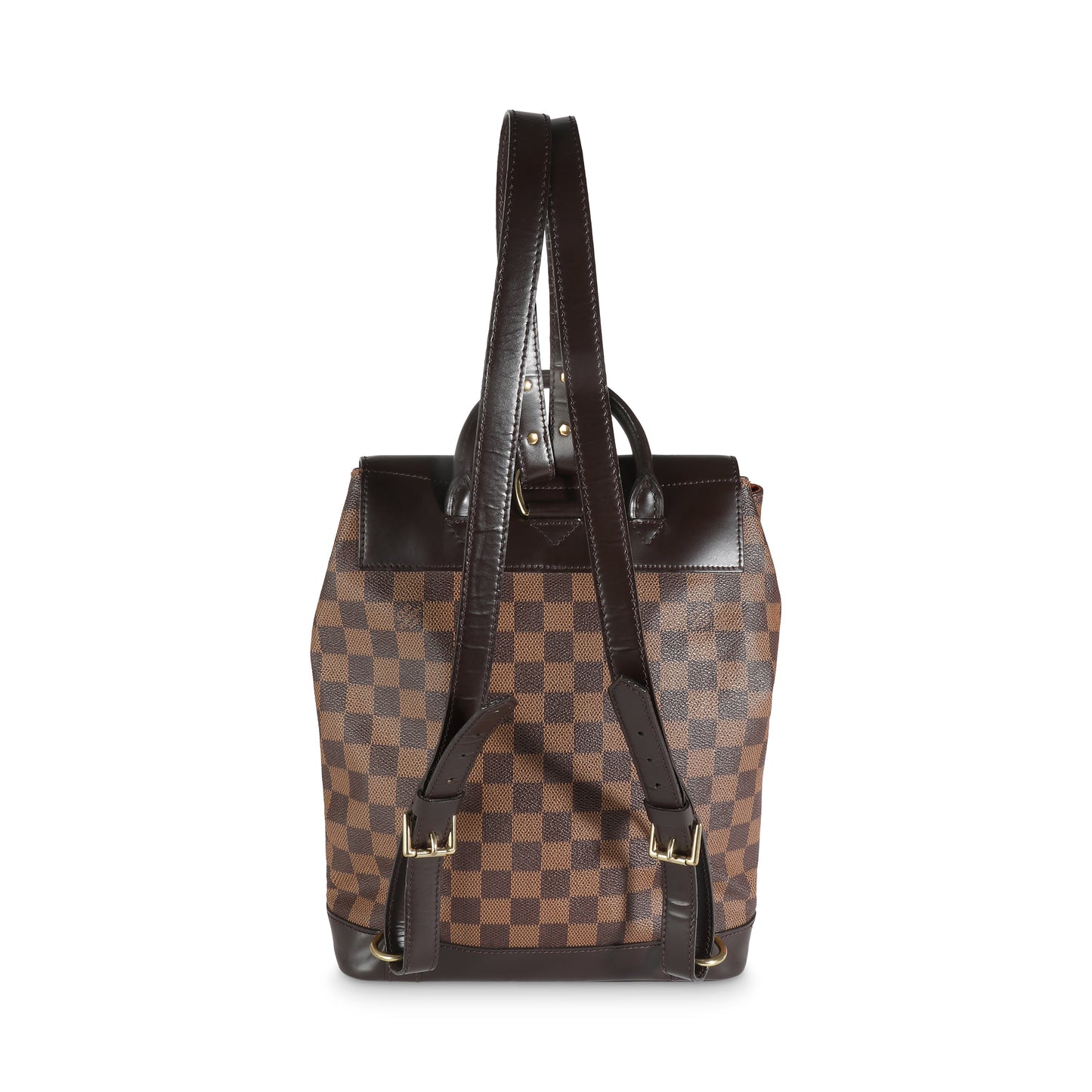 Louis Vuitton Damier Ebene Canvas Soho Backpack