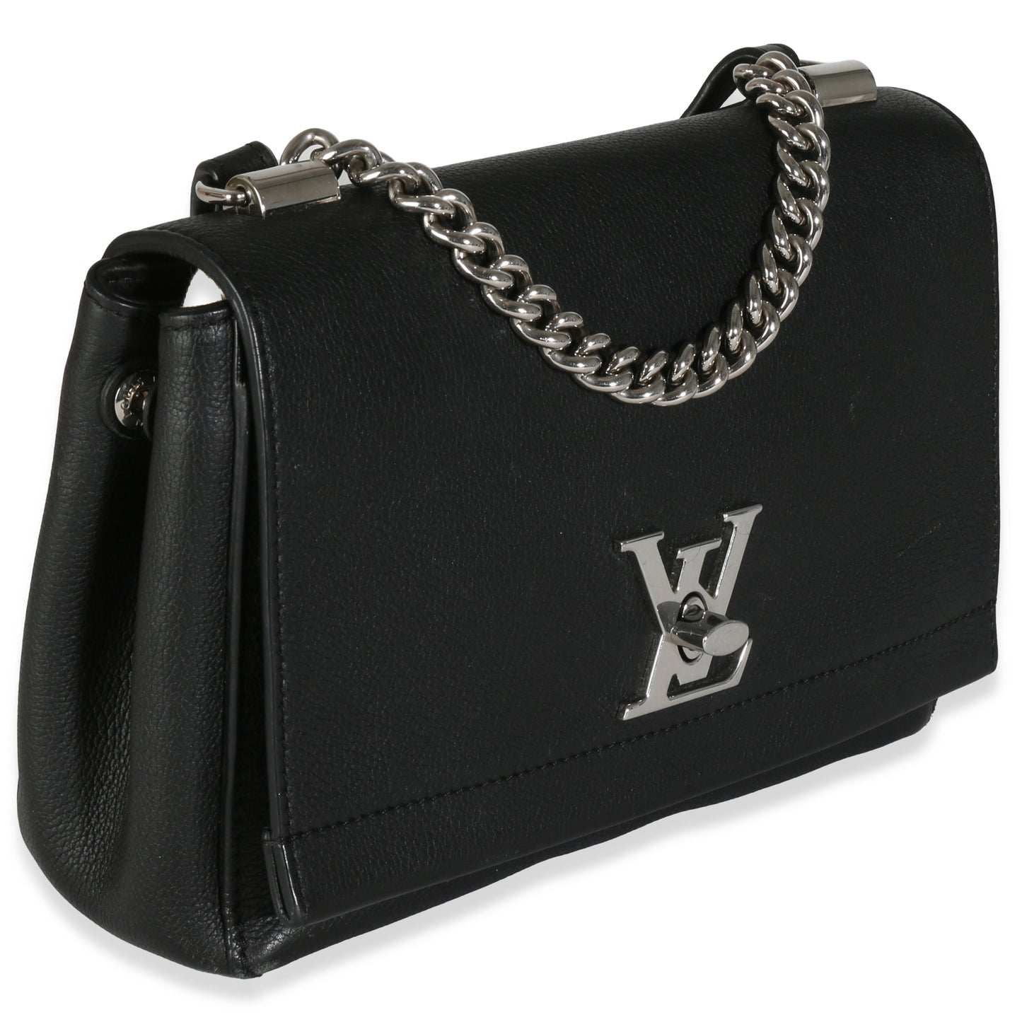 Louis Vuitton Black Calfskin Lockme II BB