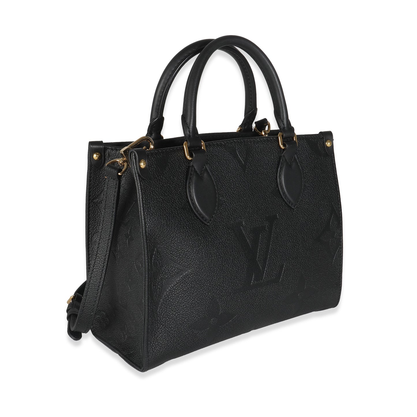 Louis Vuitton Black Giant Monogram Empreinte Onthego PM