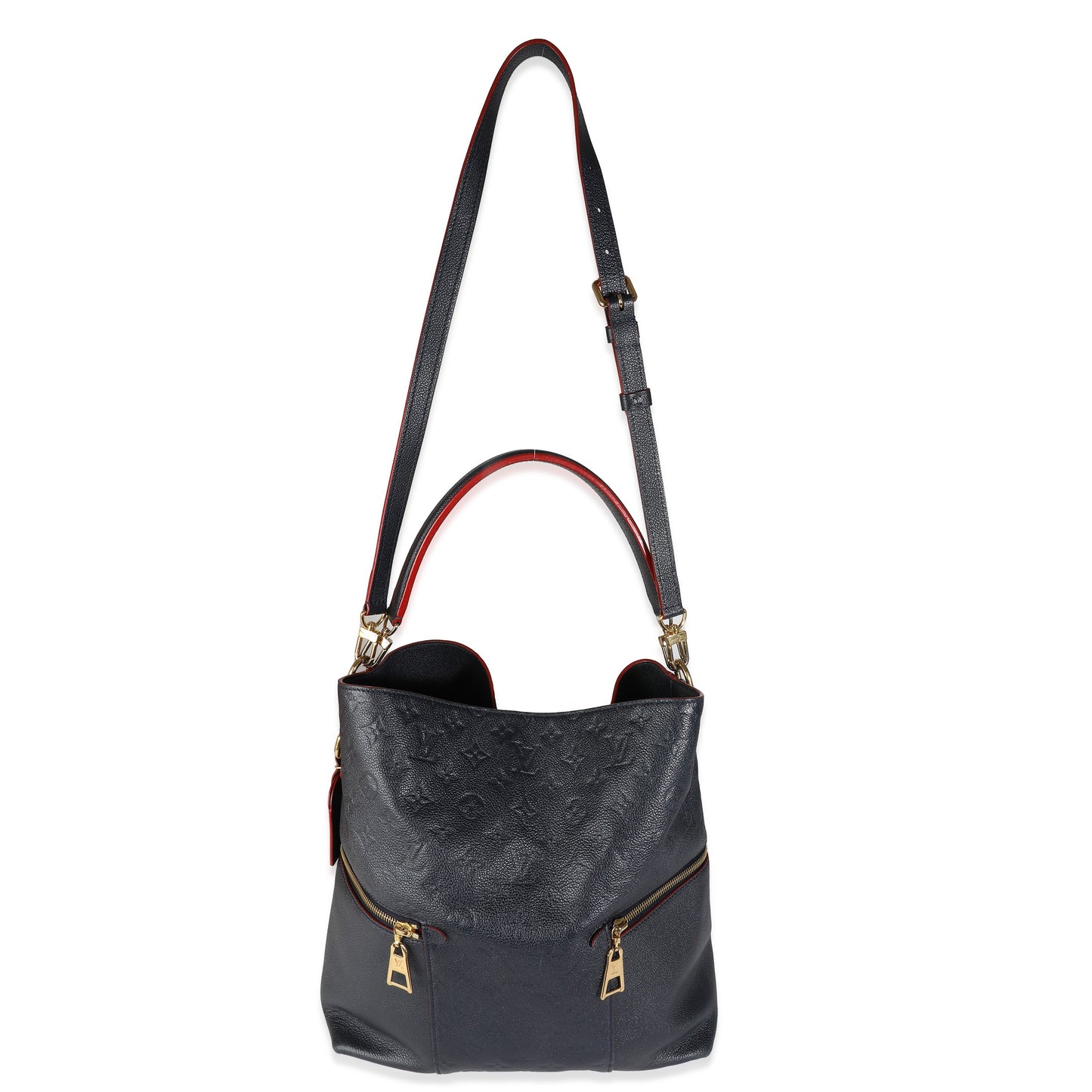 Louis Vuitton Marine Rouge Monogram Empreinte Melie Hobo