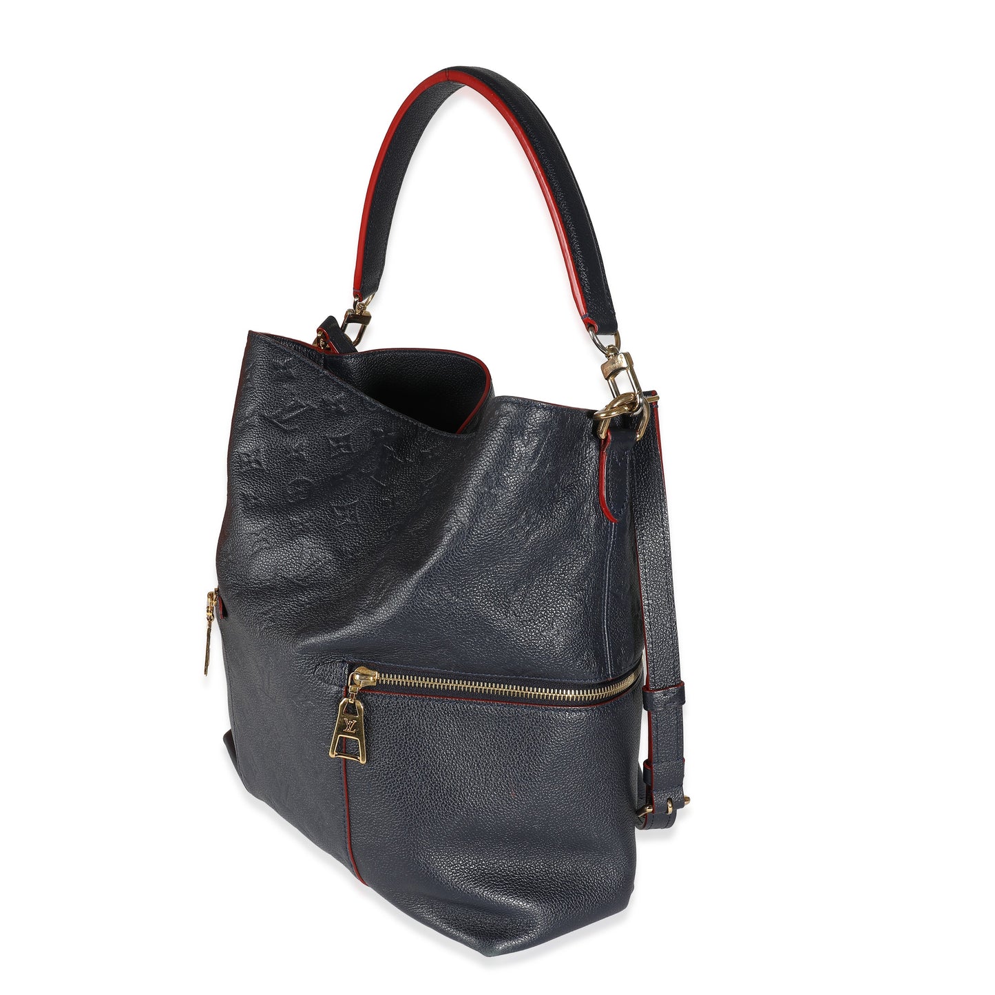 Louis Vuitton Marine Rouge Monogram Empreinte Melie Hobo