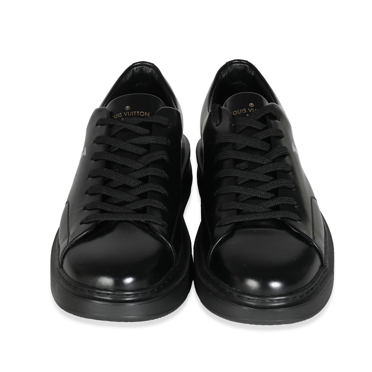 Louis Vuitton Black Calfskin Mens LV Beverly Hills Sneakers 7