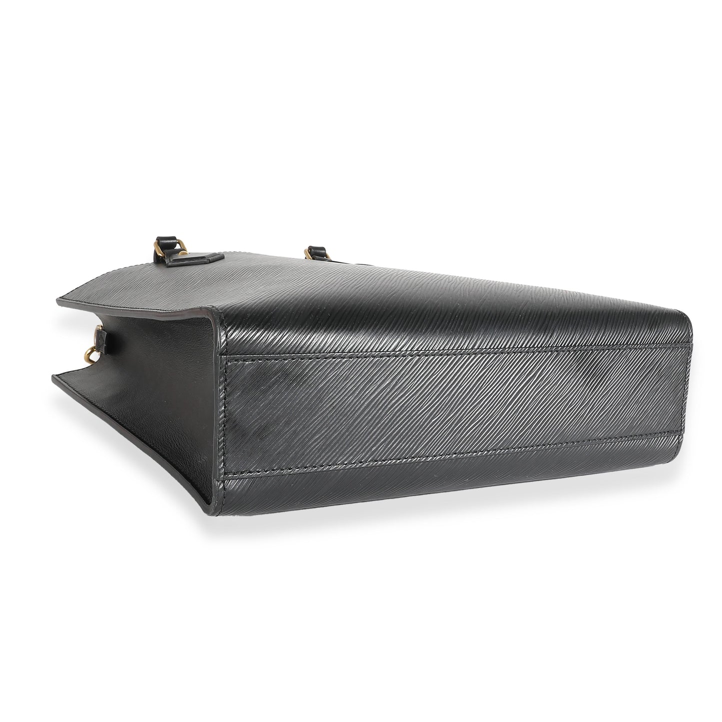 Louis Vuitton Black Epi Sac Plat PM