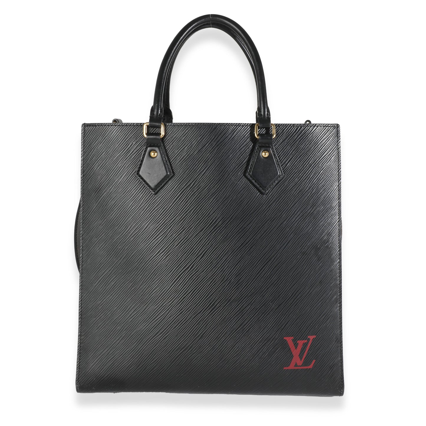 Louis Vuitton Black Epi Sac Plat PM