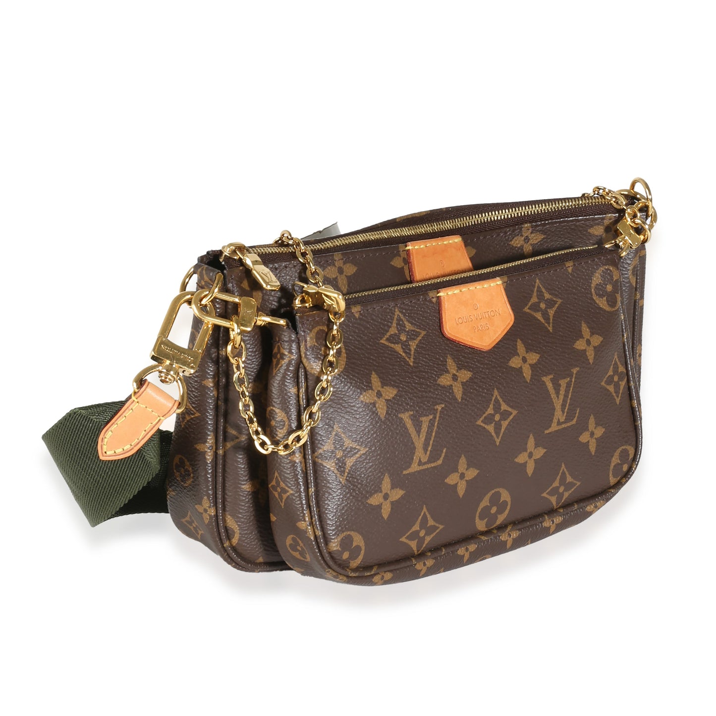 Louis Vuitton Khaki Monogram Canvas Multi Pochette Accessoires