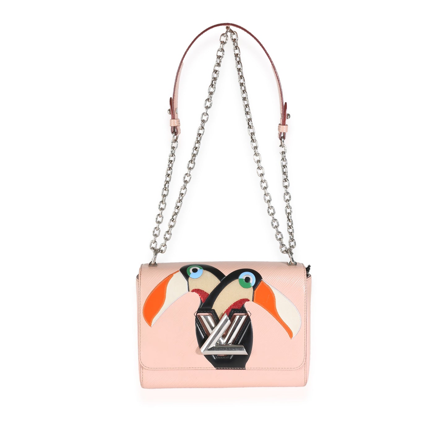Louis Vuitton Pink Epi Exotic Birds Twist MM