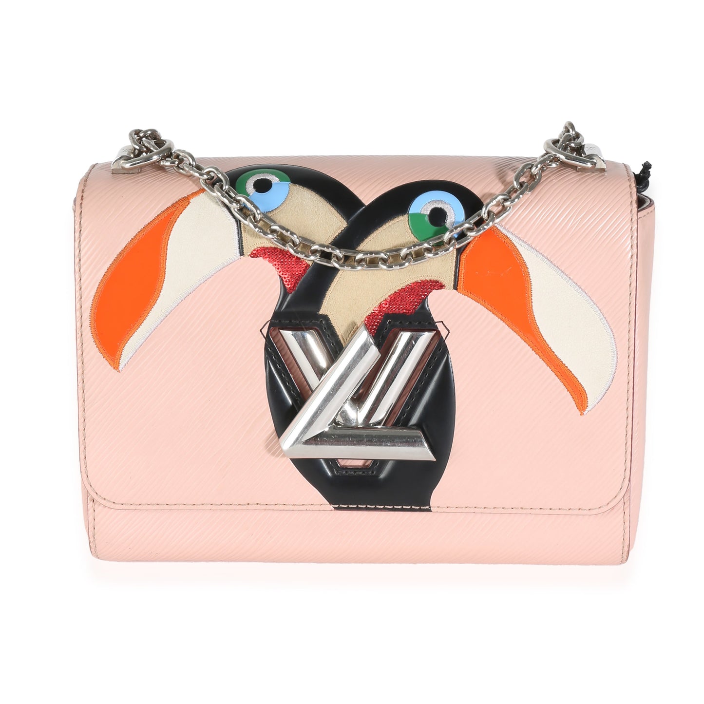 Louis Vuitton Pink Epi Exotic Birds Twist MM