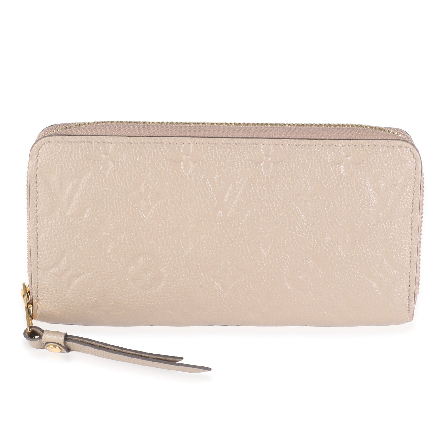 Louis Vuitton Turtledove Monogram Empreinte Zippy Wallet