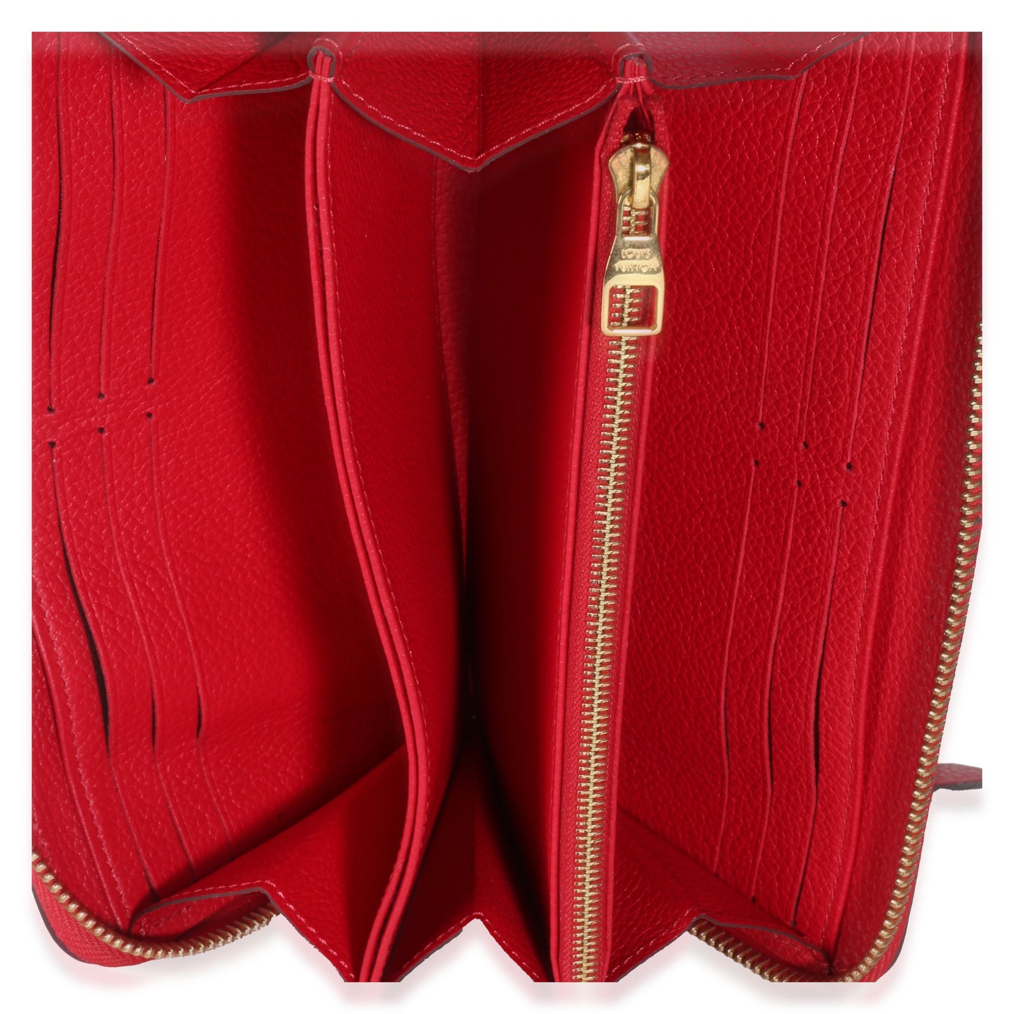 Louis Vuitton Cerise Monogram Empreinte Zippy Wallet