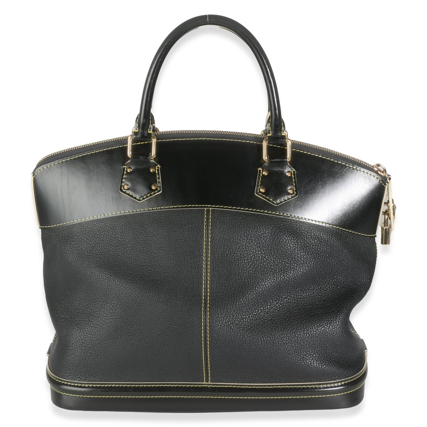 Louis Vuitton Black Leather Suhali Lockit MM