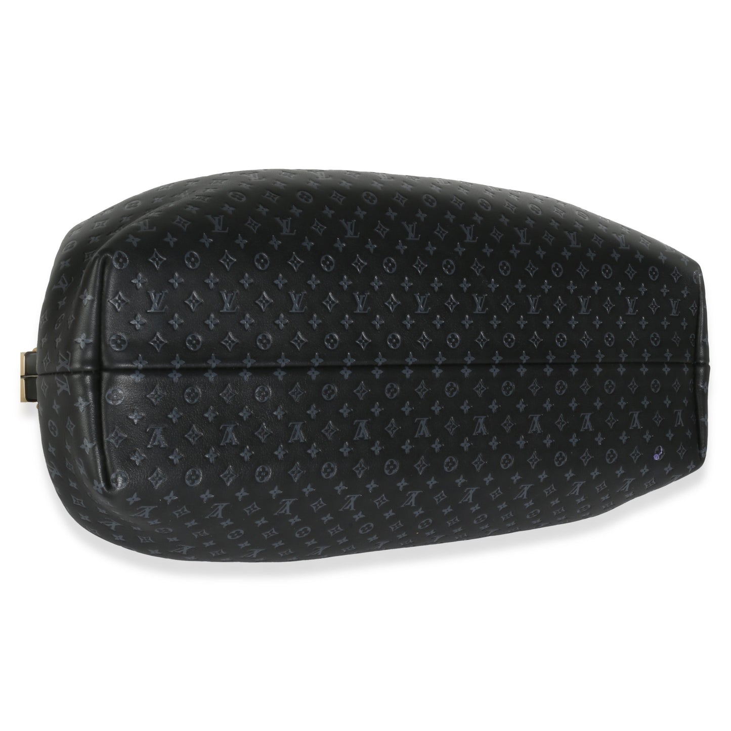 Louis Vuitton Black Calfskin Nanogram Monogram Clutch