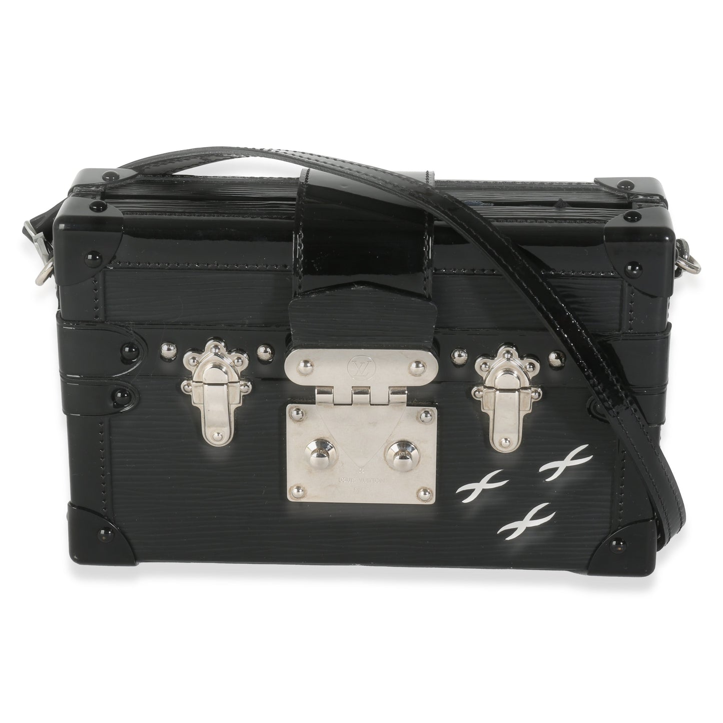 Louis Vuitton Black Epi Petite Malle