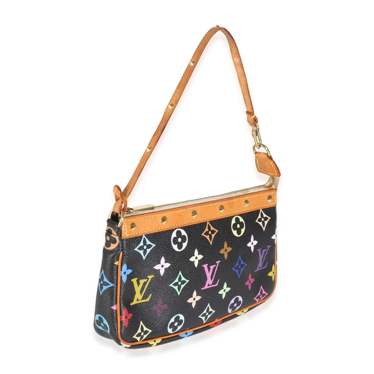 Louis Vuitton Black Multicolor Monogram Canvas Pochette Accessoires