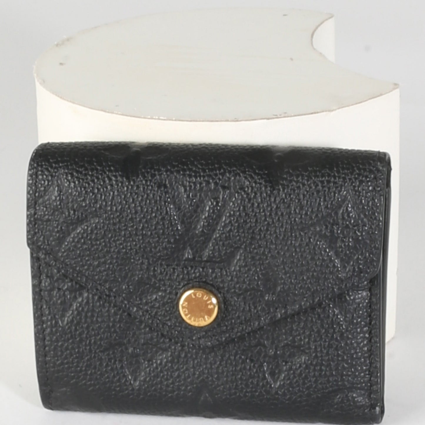 Louis Vuitton Black Monogram Empreinte Zoe Wallet