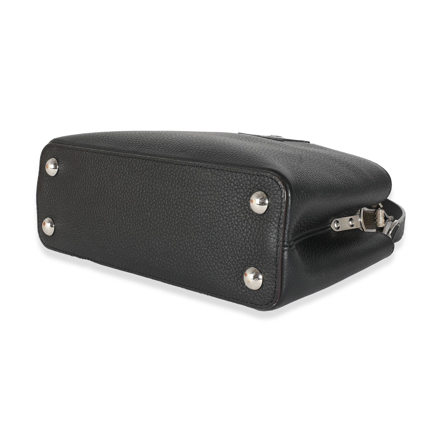 Louis Vuitton Black Taurillon Python Capucines BB