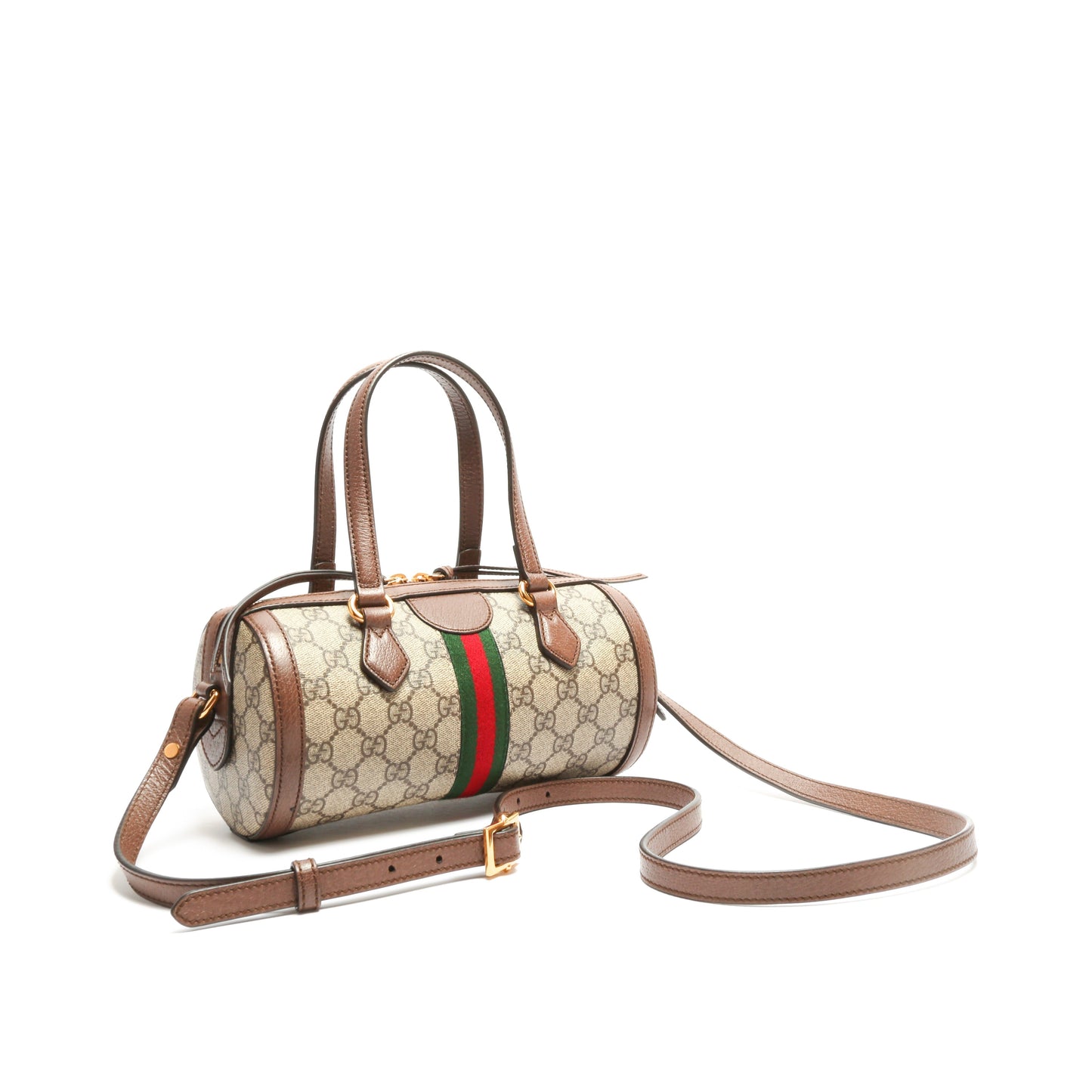Luxury Gucci Ophidia Boston Bag Small in GG Supreme
